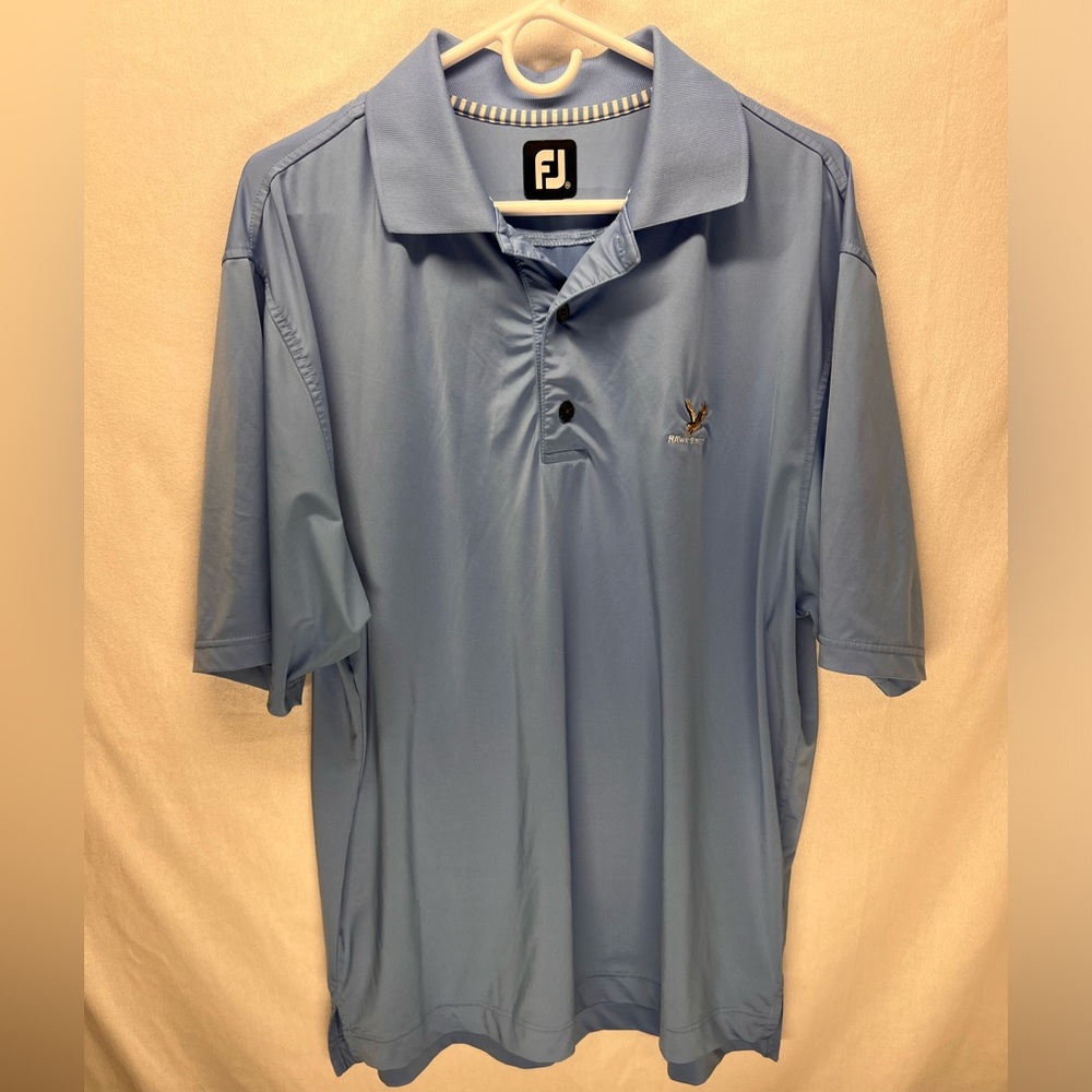 Footjoy gold shirt